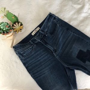 Hollister HOST PICK Patchwork Jeans Size 3